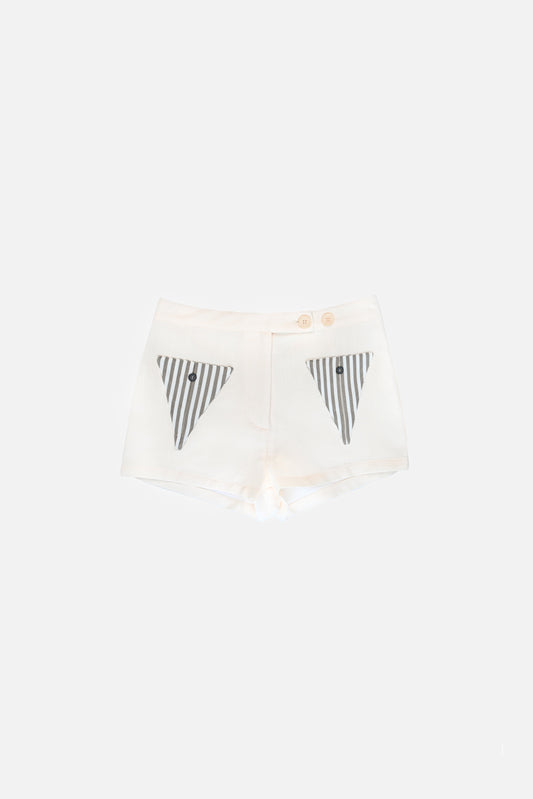 Cantal Linen Tailored Shorts