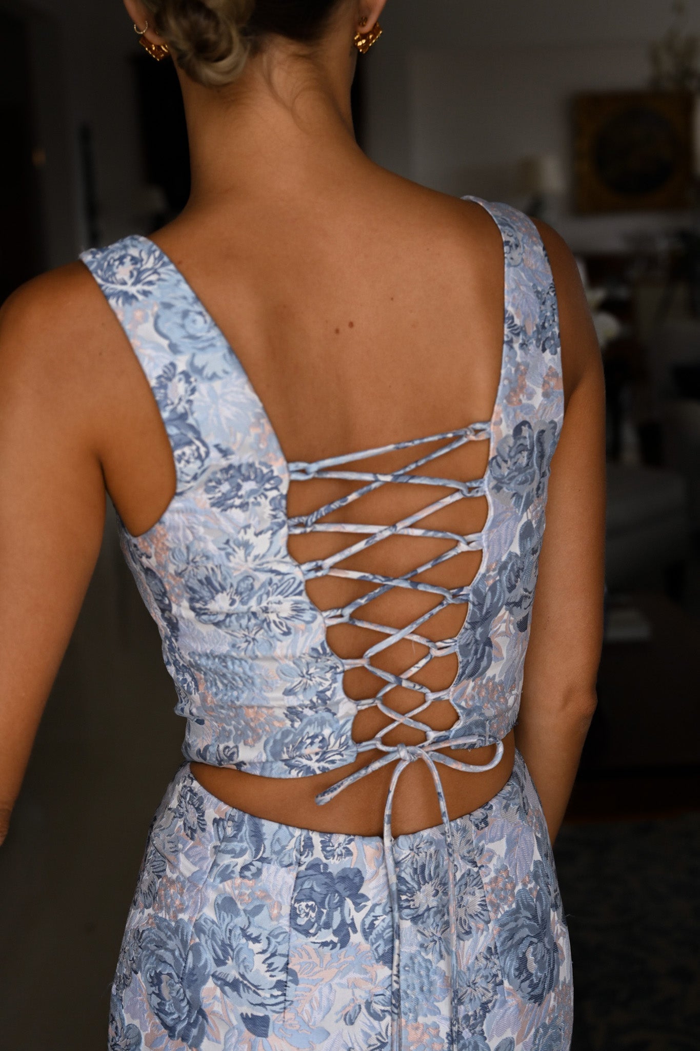 Andie Corset Top — Bordeaux