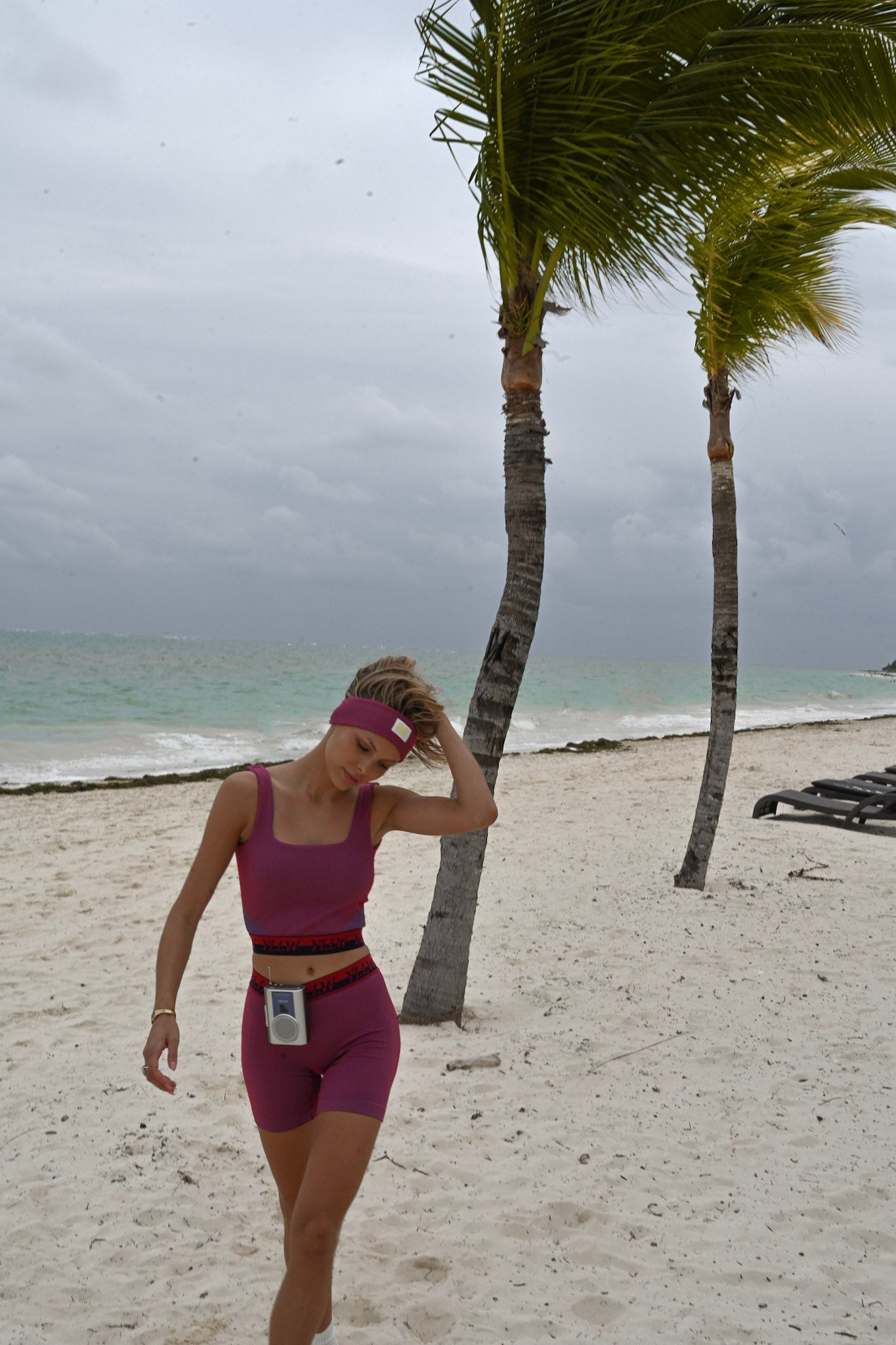 Juni Ribbed Tank — Rouge