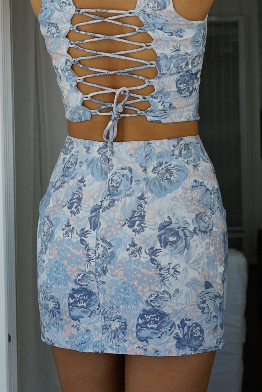 Shea Mini Skirt  — Bordeaux