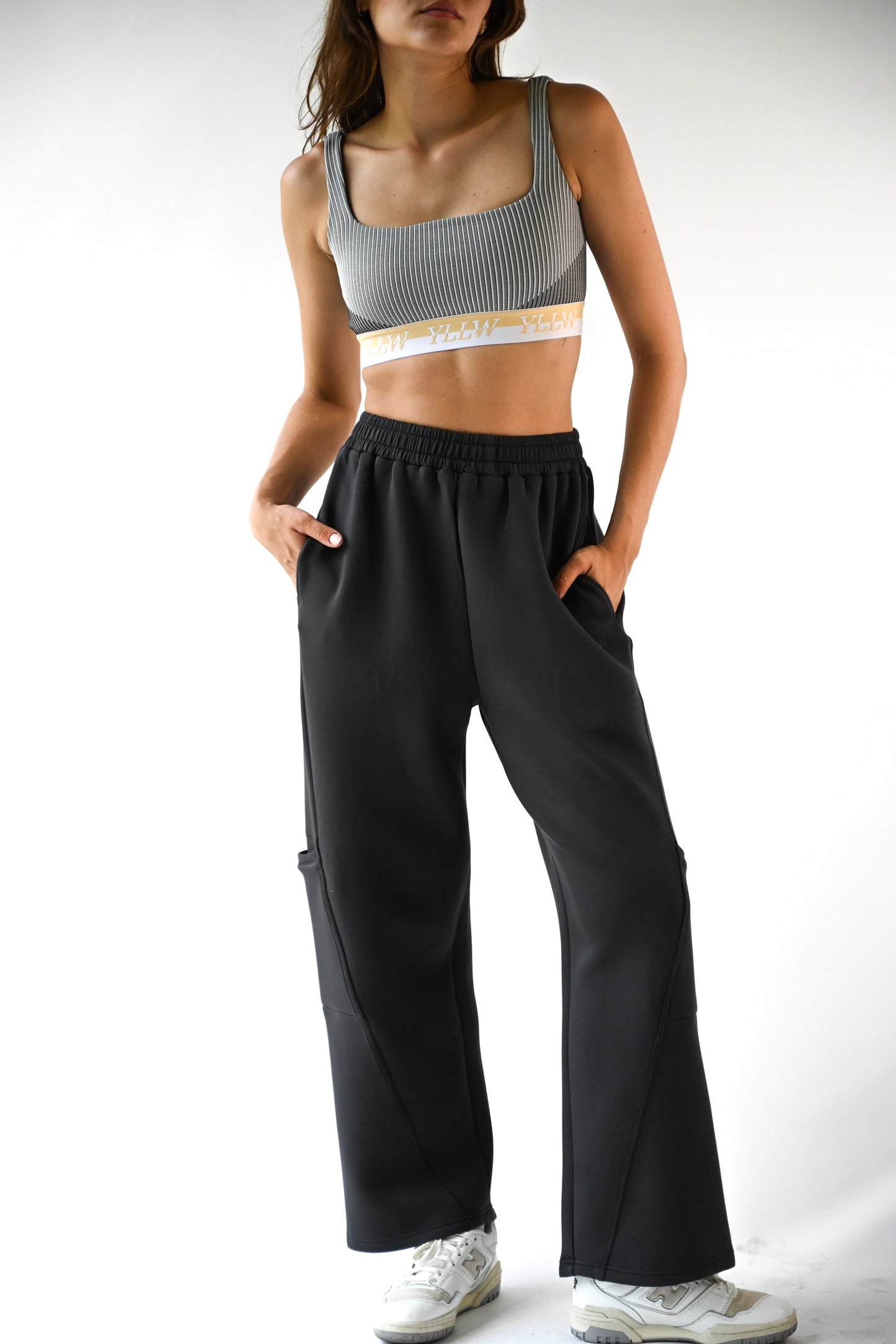 Harry Knit Neoprene Pants — Charcoal