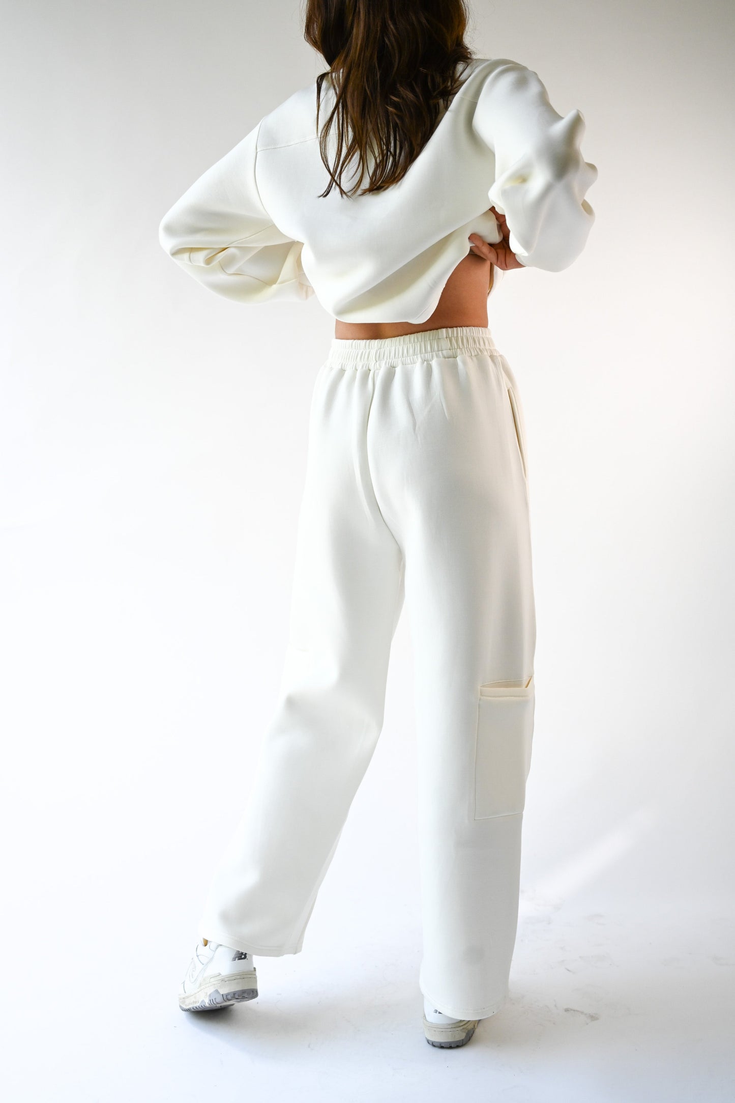 Harry Knit Neoprene Pants — Offwhite