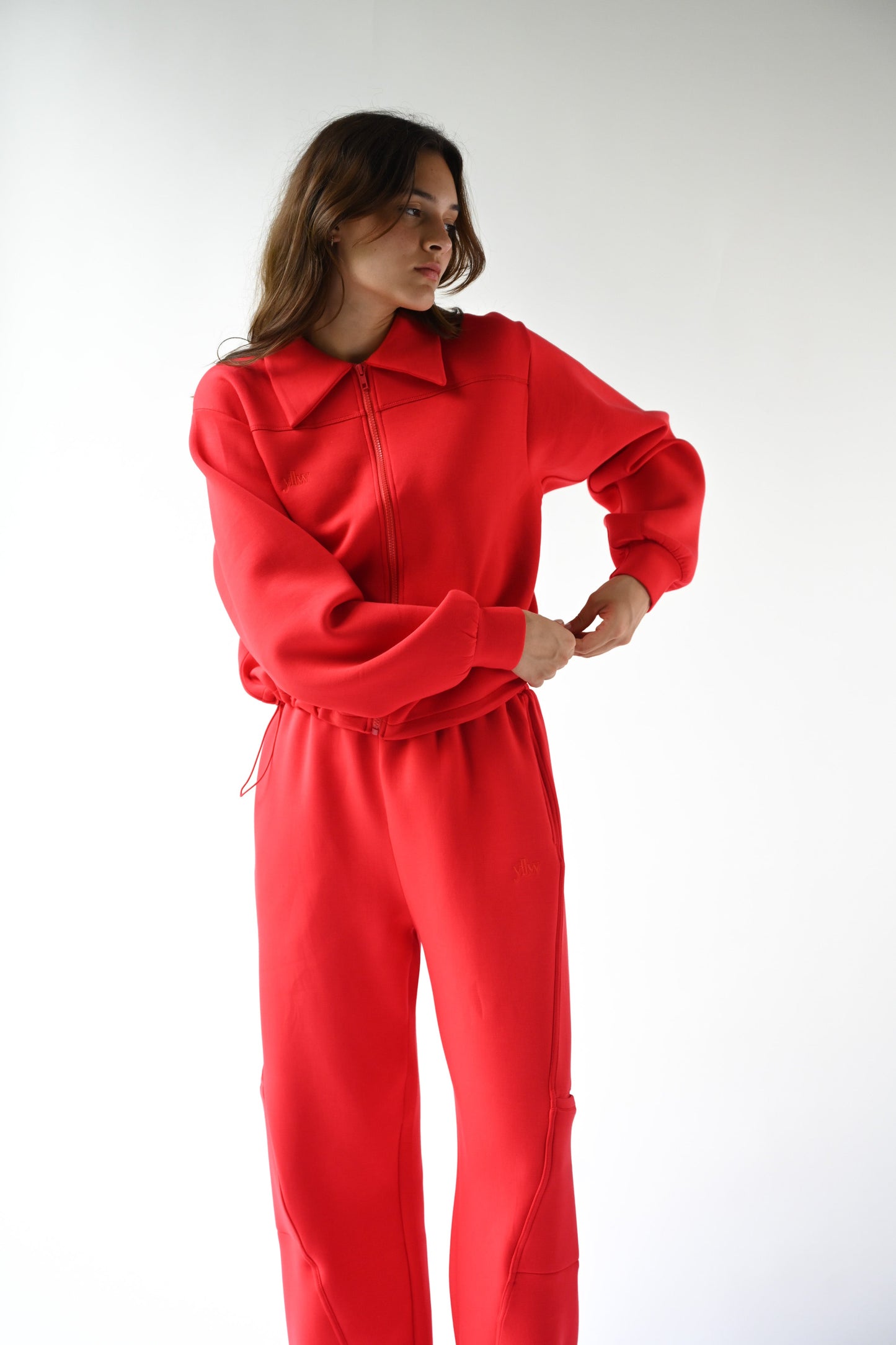 Harry Knit Neoprene Pants — Ruby