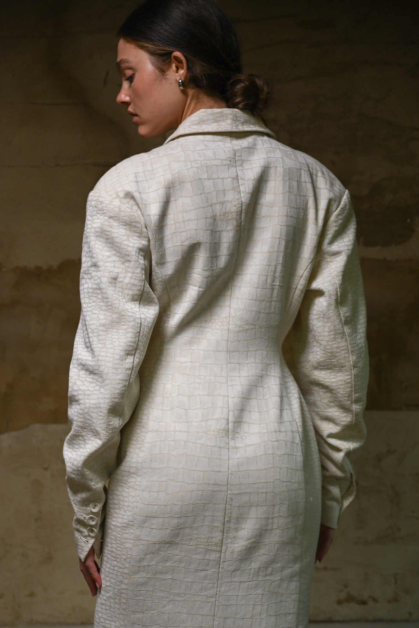 Blythe Trench Dress — Snakeskin