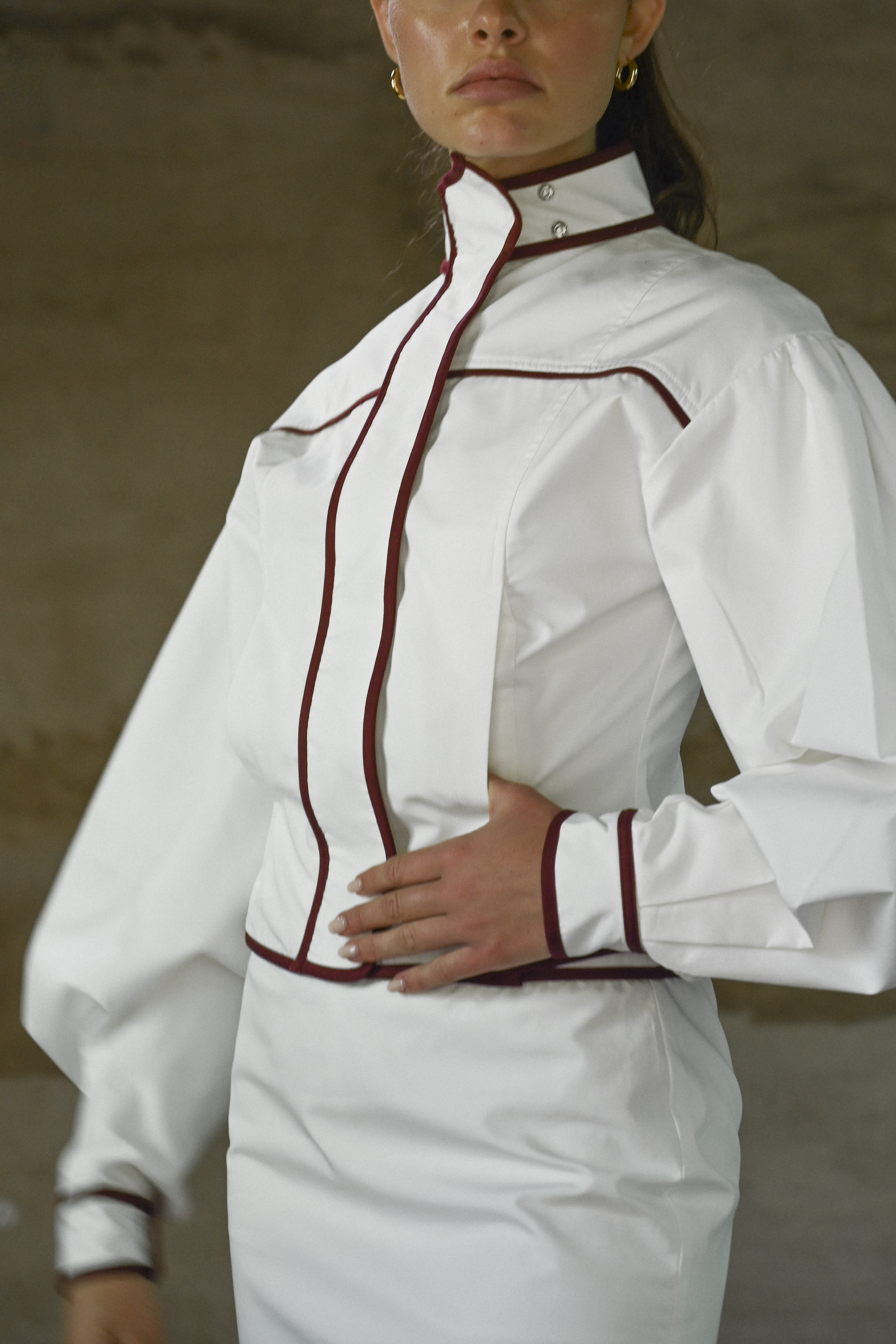 Mindy Cotton Jacket — Offwhite