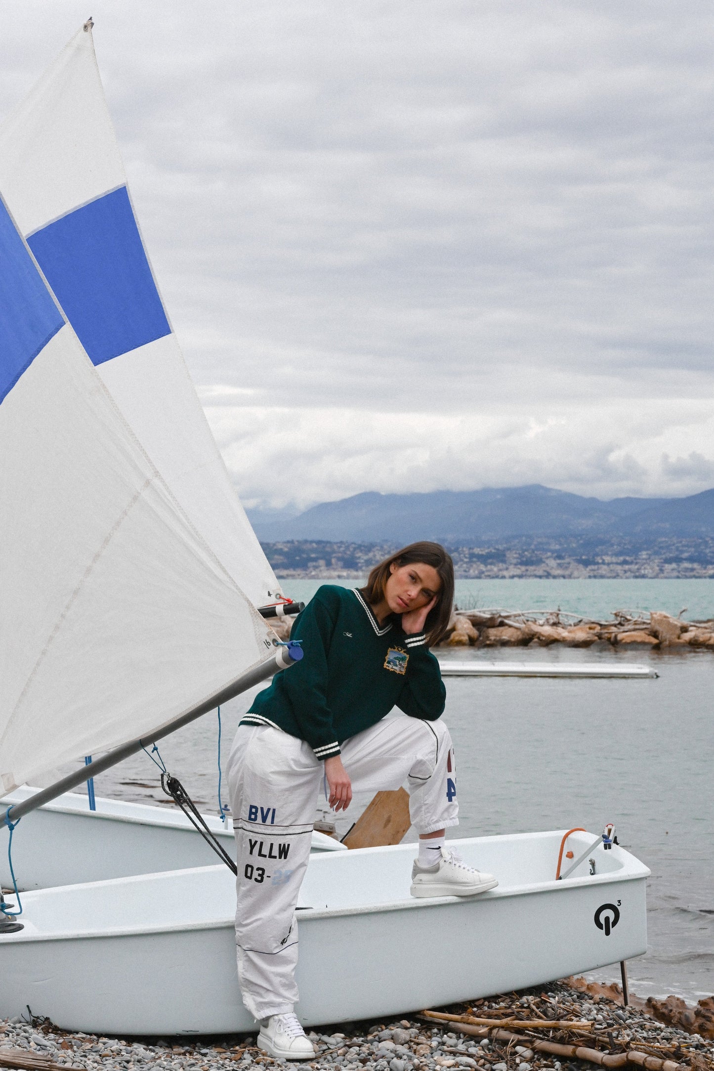 Seascape Cashmere Pullover—Emerald