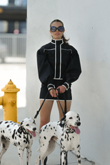 Mindy Cotton Jacket — Black