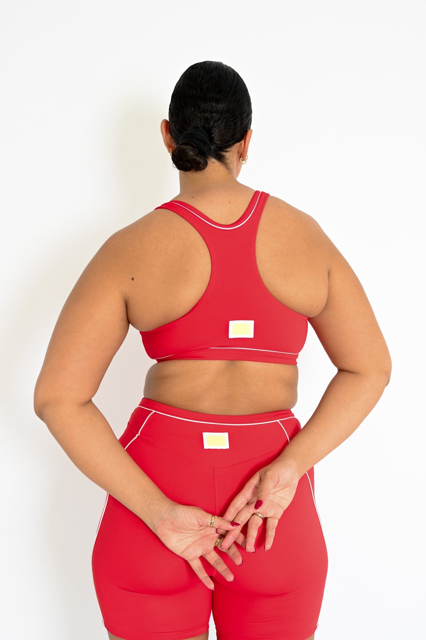 Aster Contour Sports Bra — Ruby