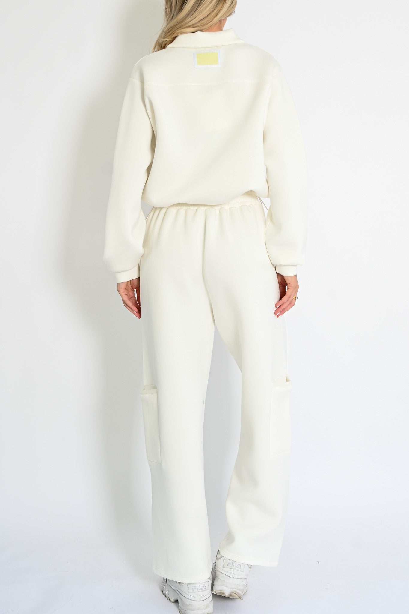 Harry Knit Neoprene Pants — Offwhite