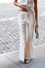 Fabio Linen Snap Trousers