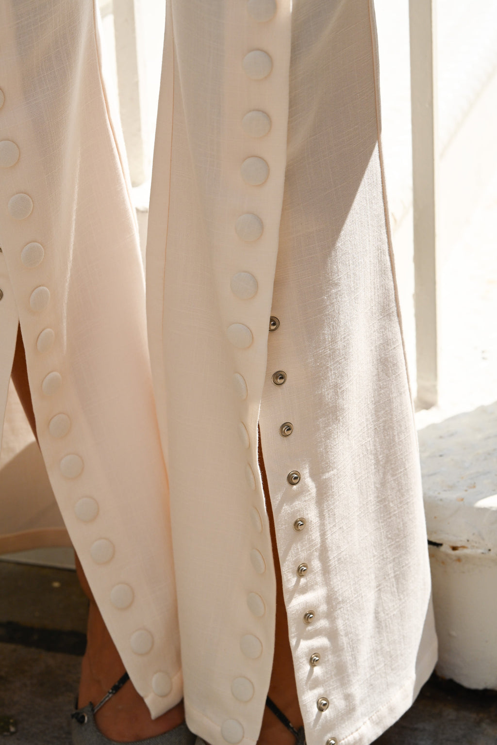 Fabio Linen Snap Trousers