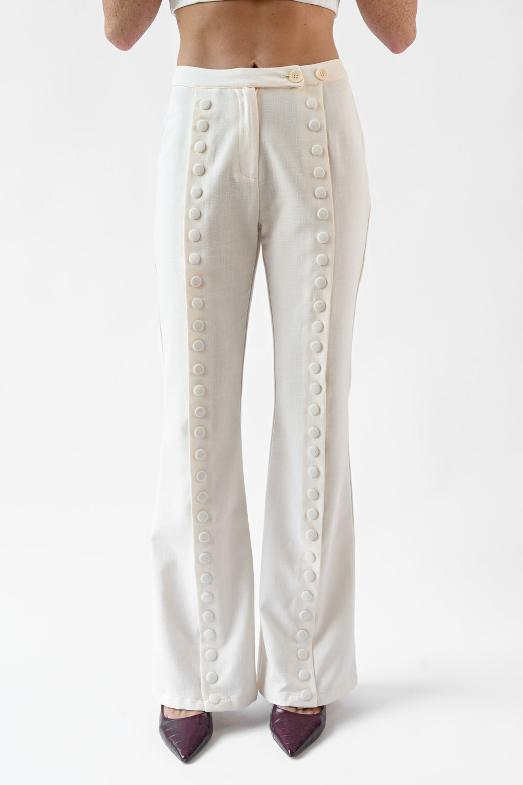 Fabio Linen Snap Trousers