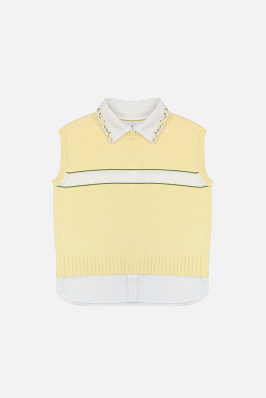 Stuart Oxford Vest — Yellow