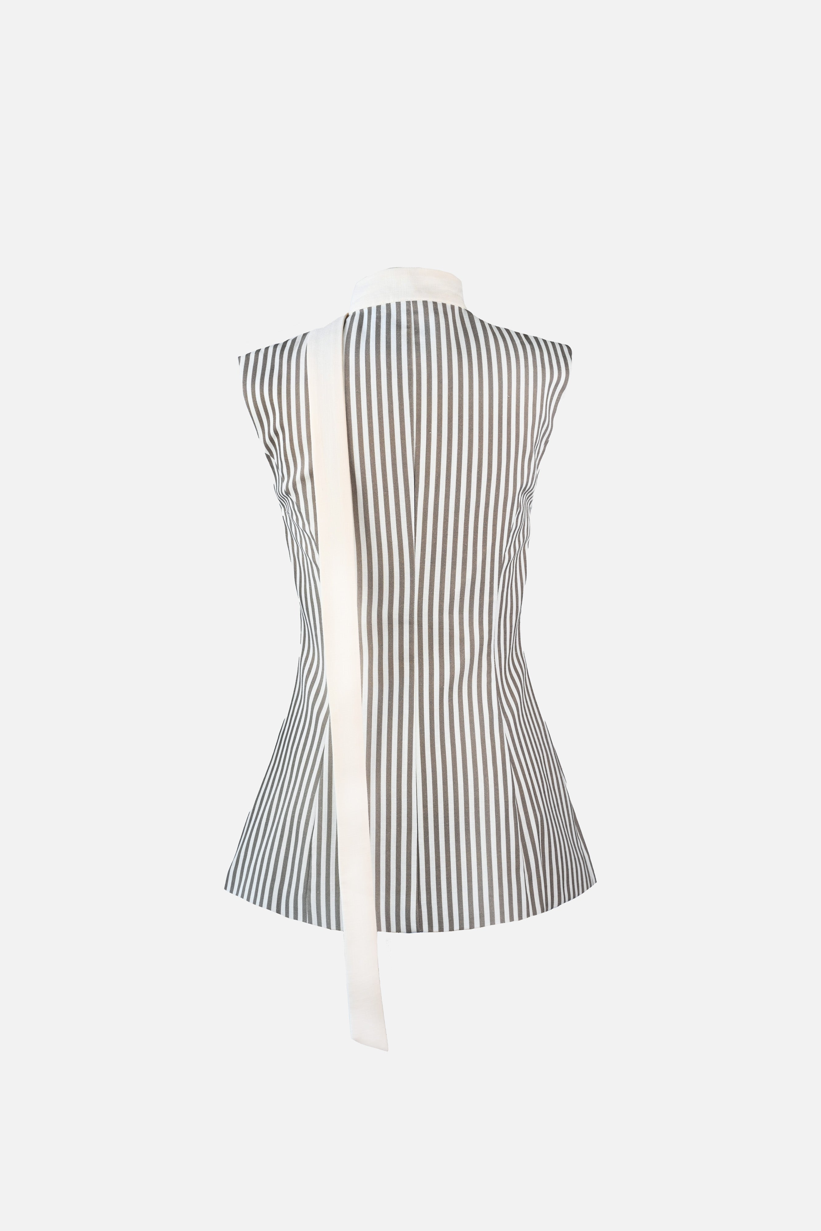 Lila Linen Scarf Top