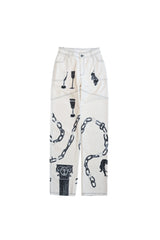 Linked Canvas Pants