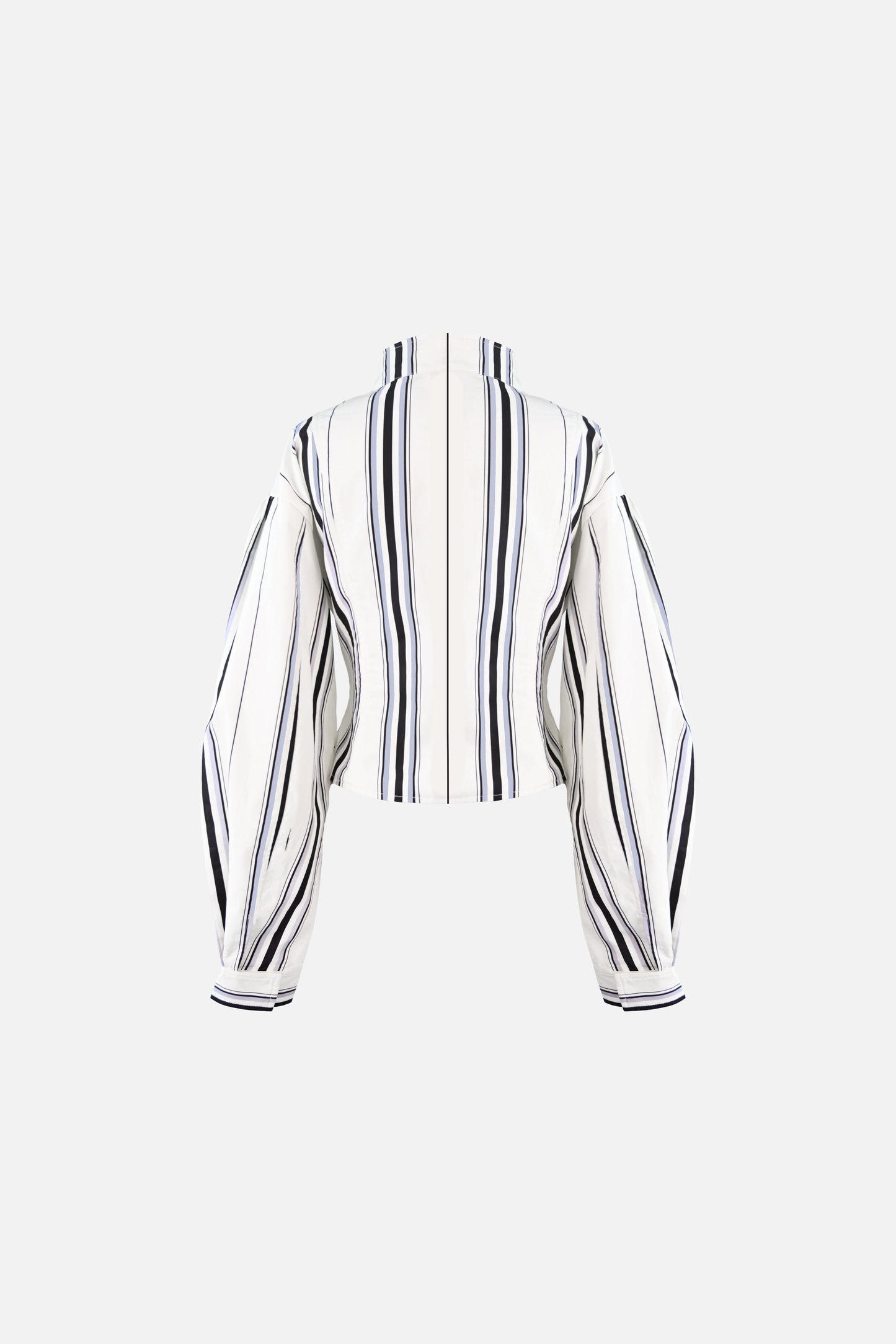 Mindy Cotton Jacket — Offwhite Striped