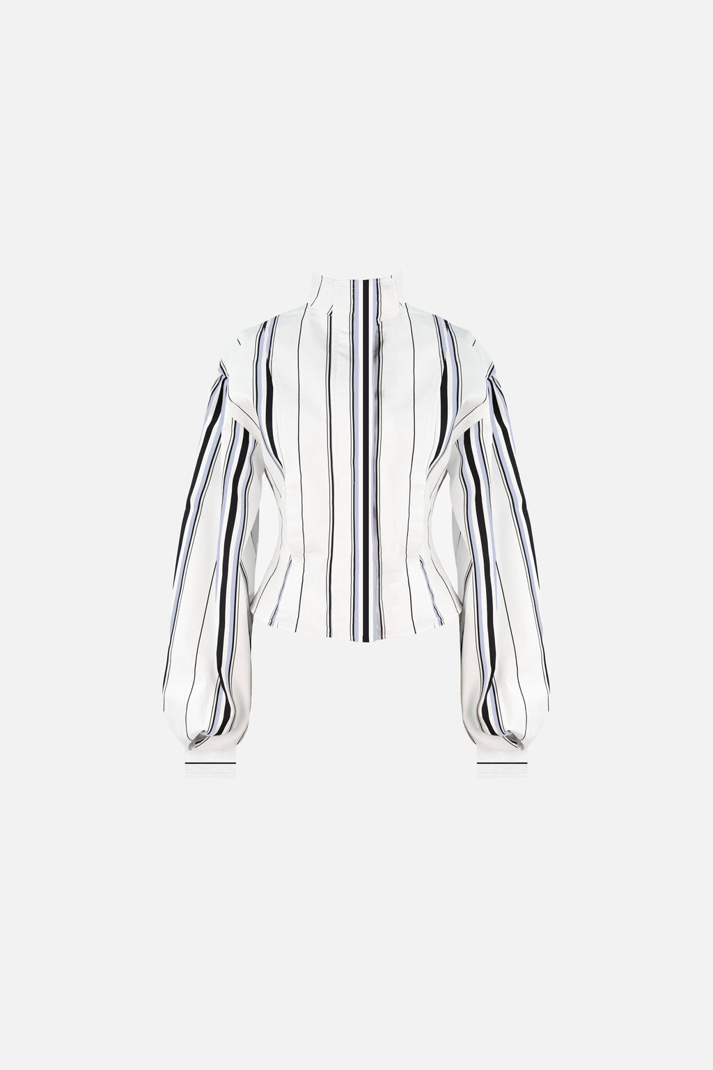 Mindy Cotton Jacket — Offwhite Striped