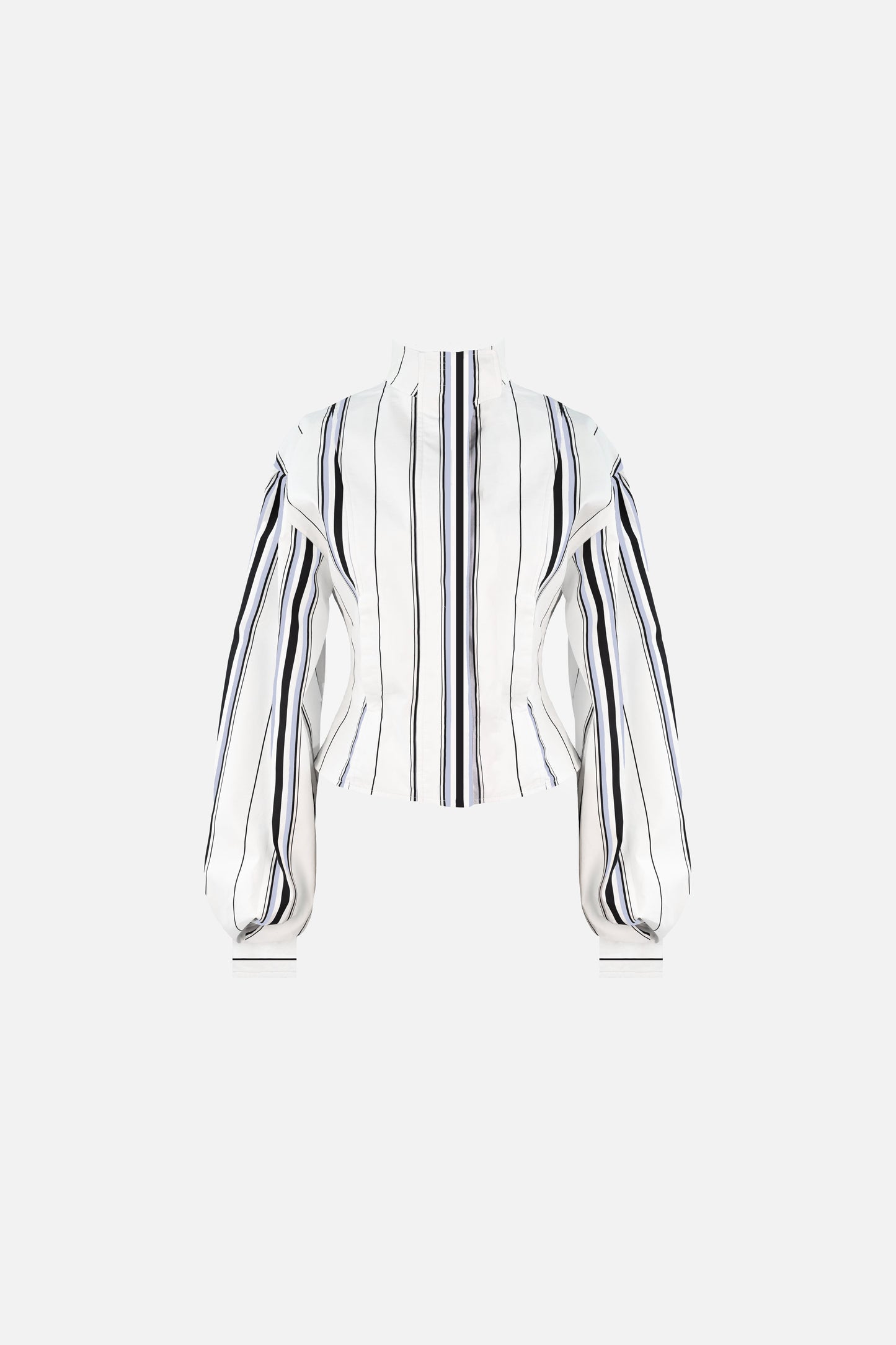 Mindy Cotton Jacket — Offwhite Striped