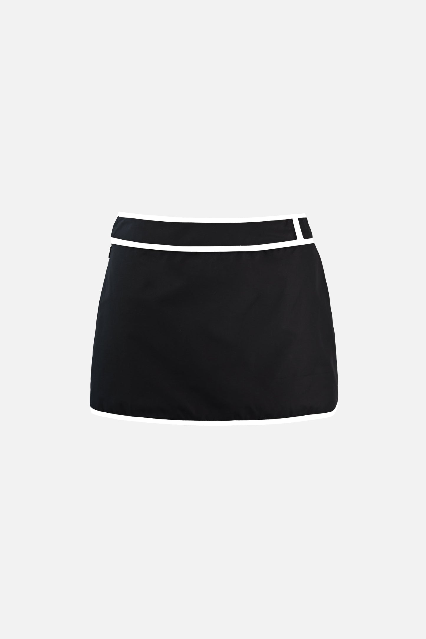 Ossie Cotton Skort — Black