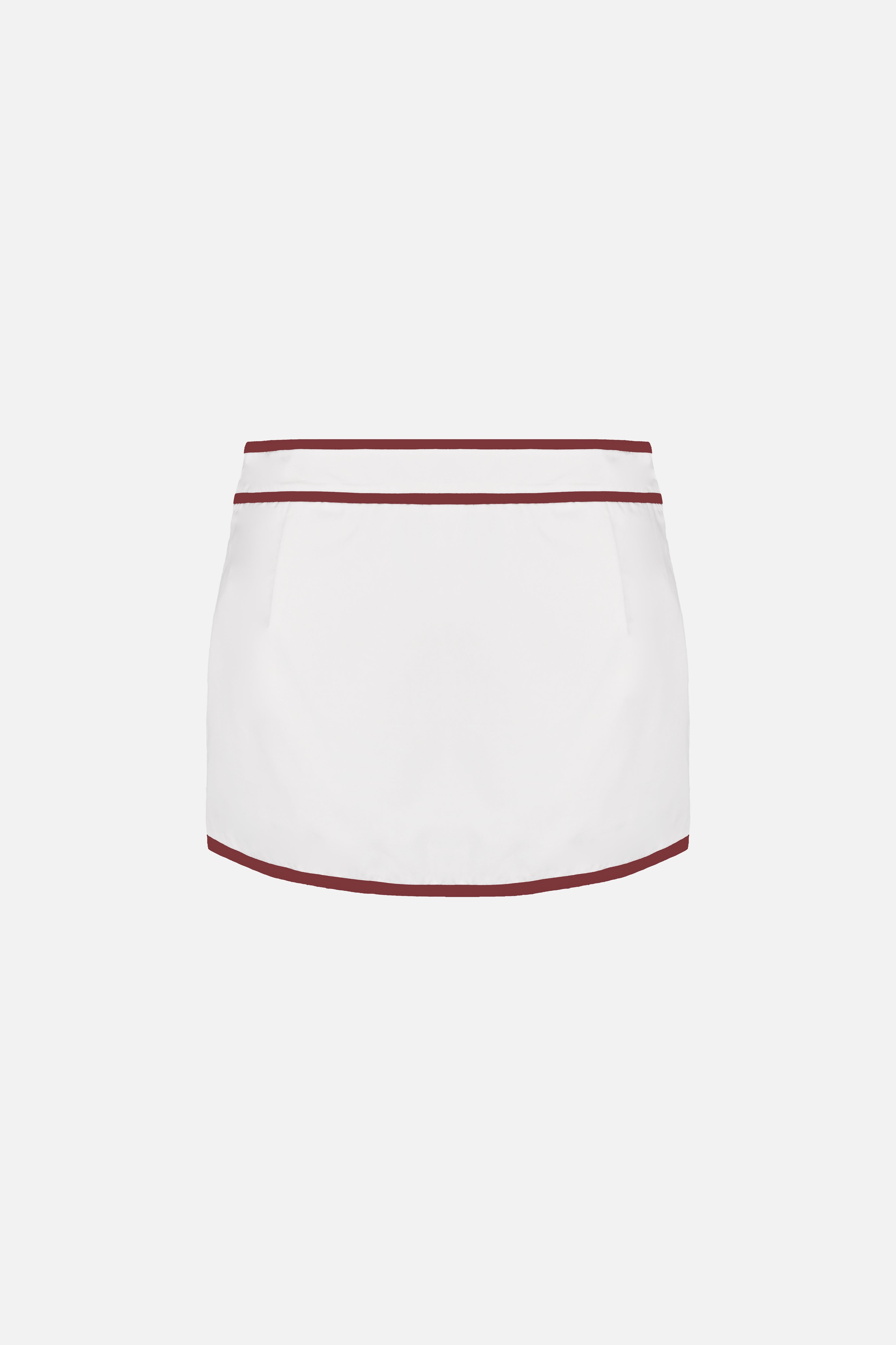 Ossie Cotton Skort — White