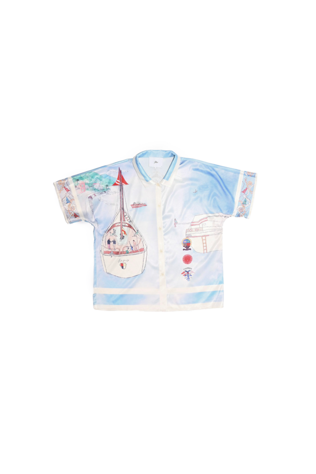 Sailboat Art Scene Unisex Shirt