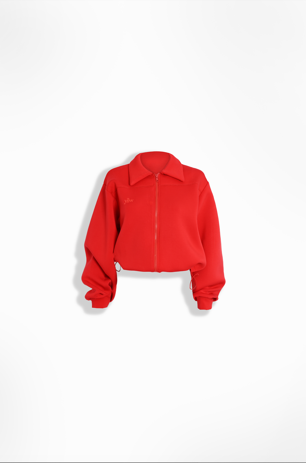 Kasey Knit Neoprene Jacket — Ruby