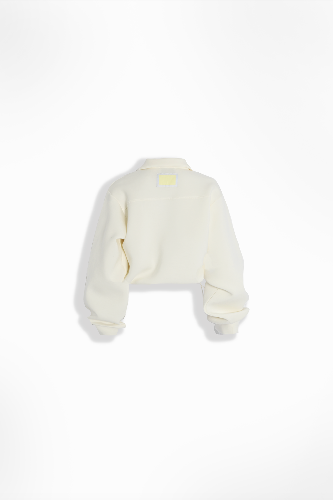 Kasey Knit Neoprene Jacket — Offwhite