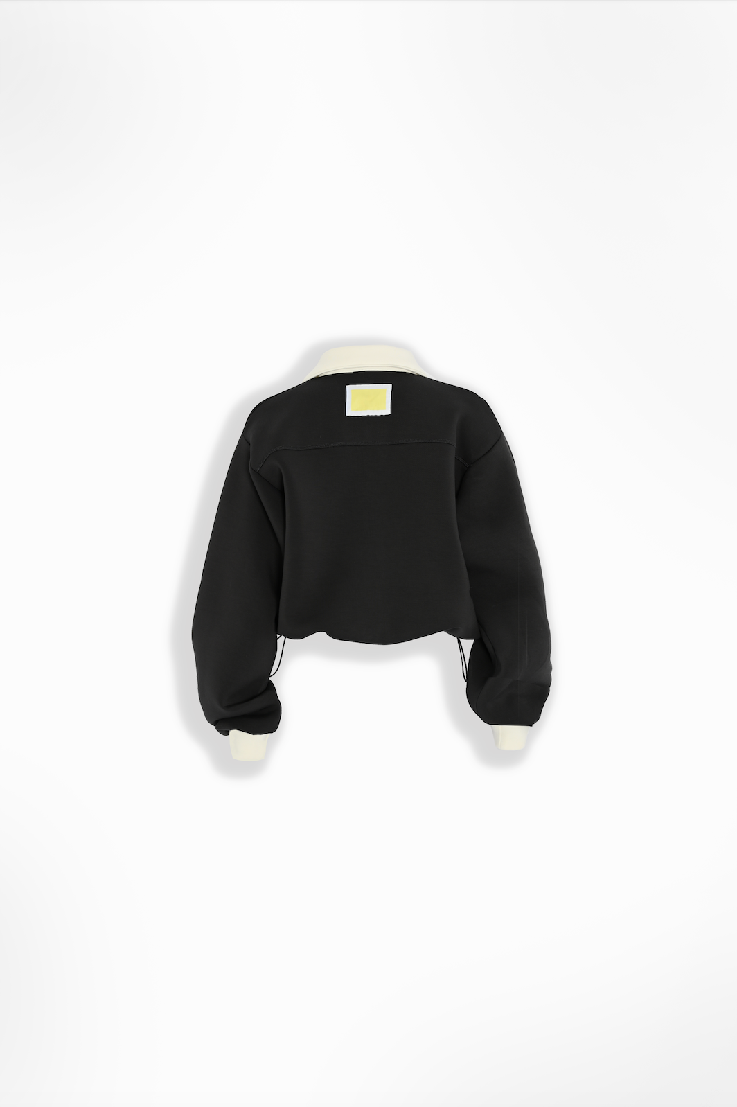 Kasey Knit Neoprene Jacket — Charcoal