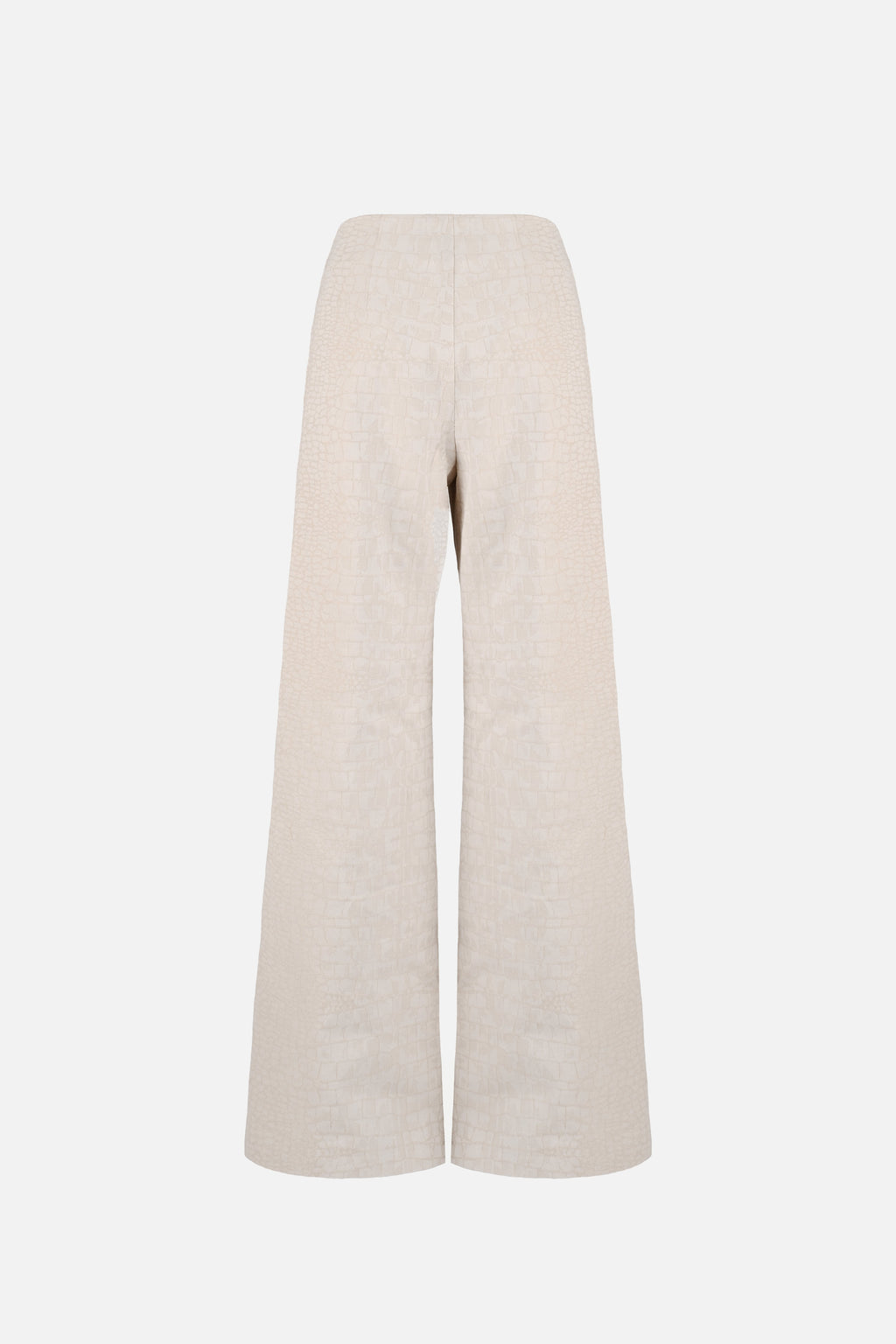 Soli Belted Pant — Snakeskin Jacquard