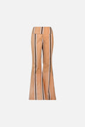Tilly Cotton Trouser — Camel Striped