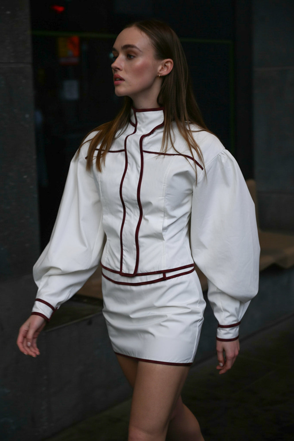 Mindy Cotton Jacket — Offwhite